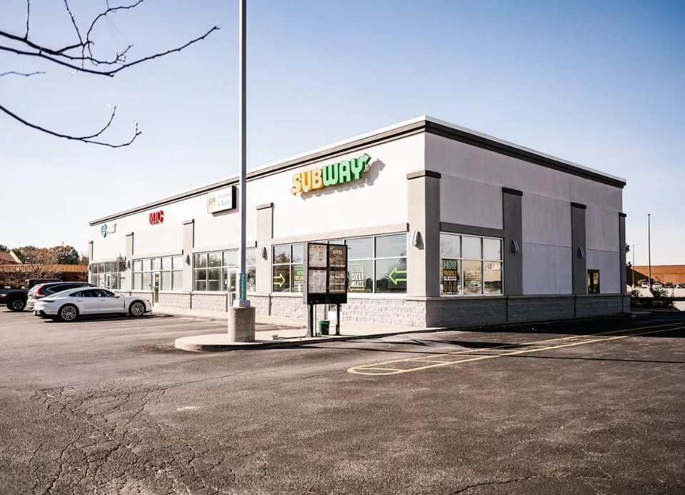 Commercial painting contractor Decatur IL - Clean Cut Painting professional commercial building exterior painting project