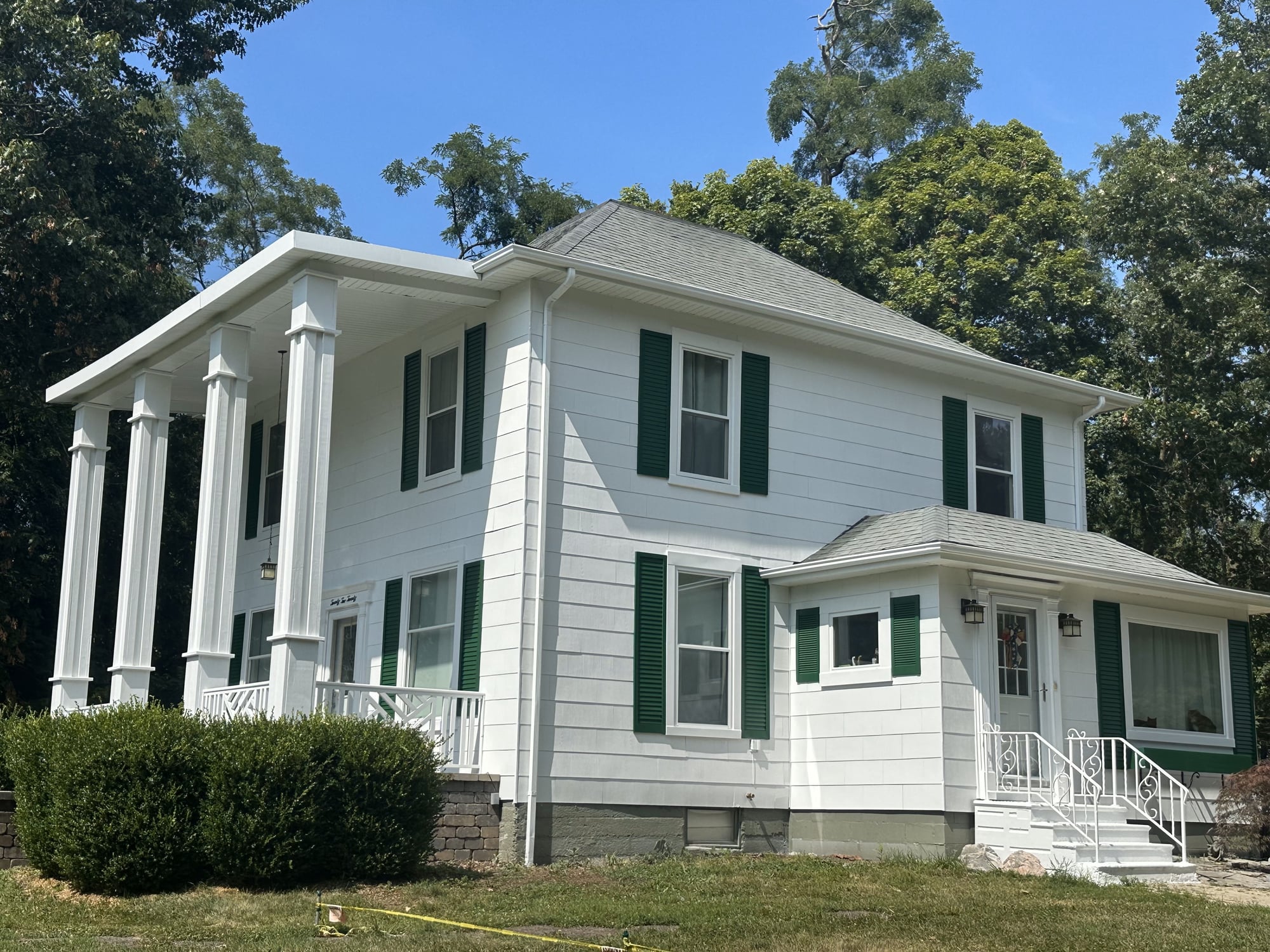 Professional painting contractor Springfield Illinois — Clean Cut Painting exterior house painting project